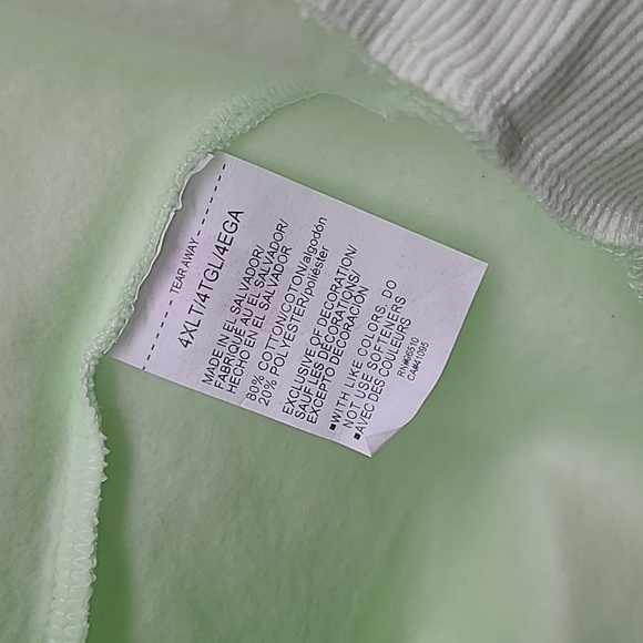 NWT Under Armour neon lime green hoodie 4X - Picture 7 of 8